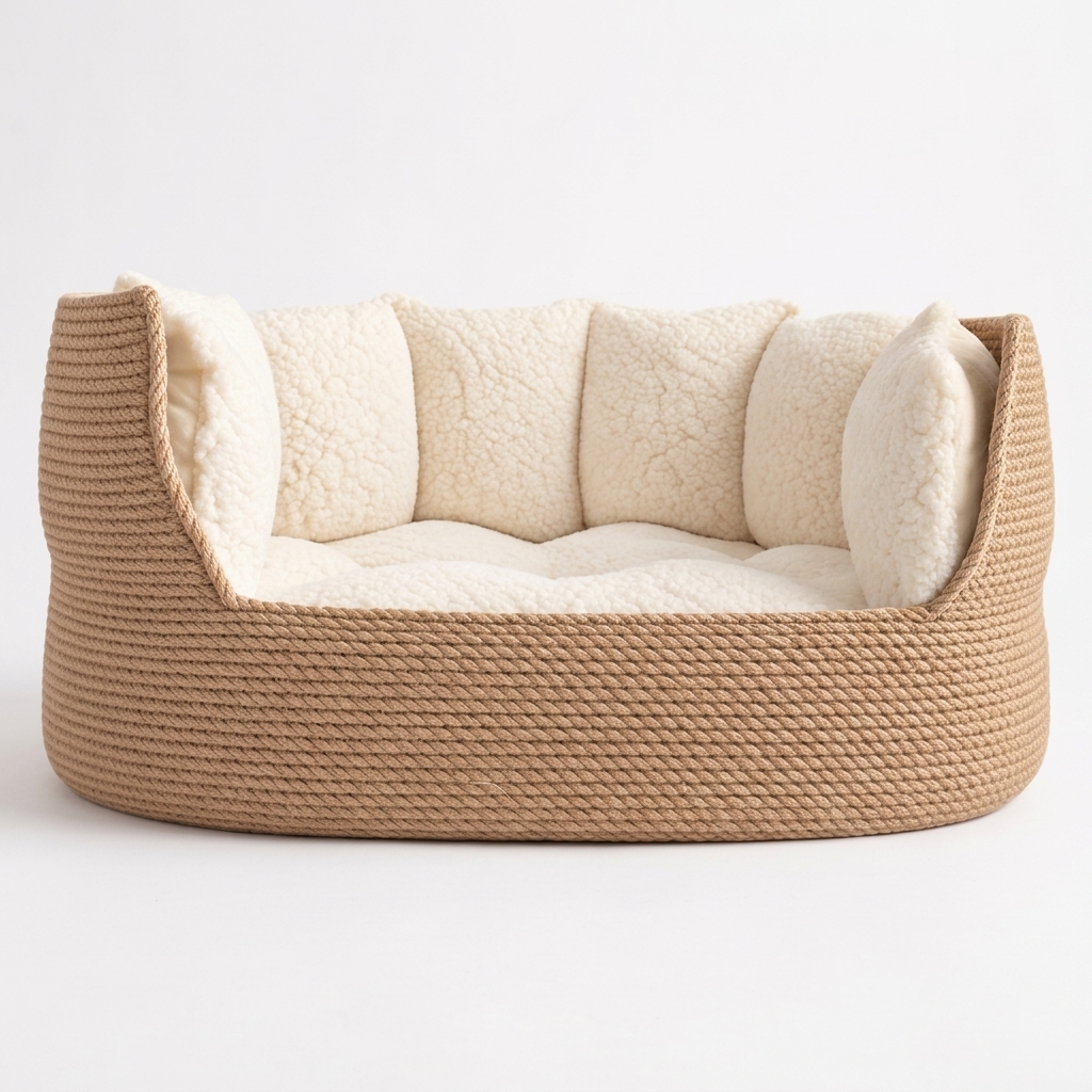 Luxury Enclosed Cozy Pet Sofa Bed