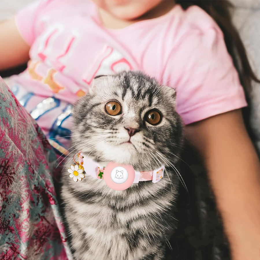 Breakaway Cat Collar AirTag Holder