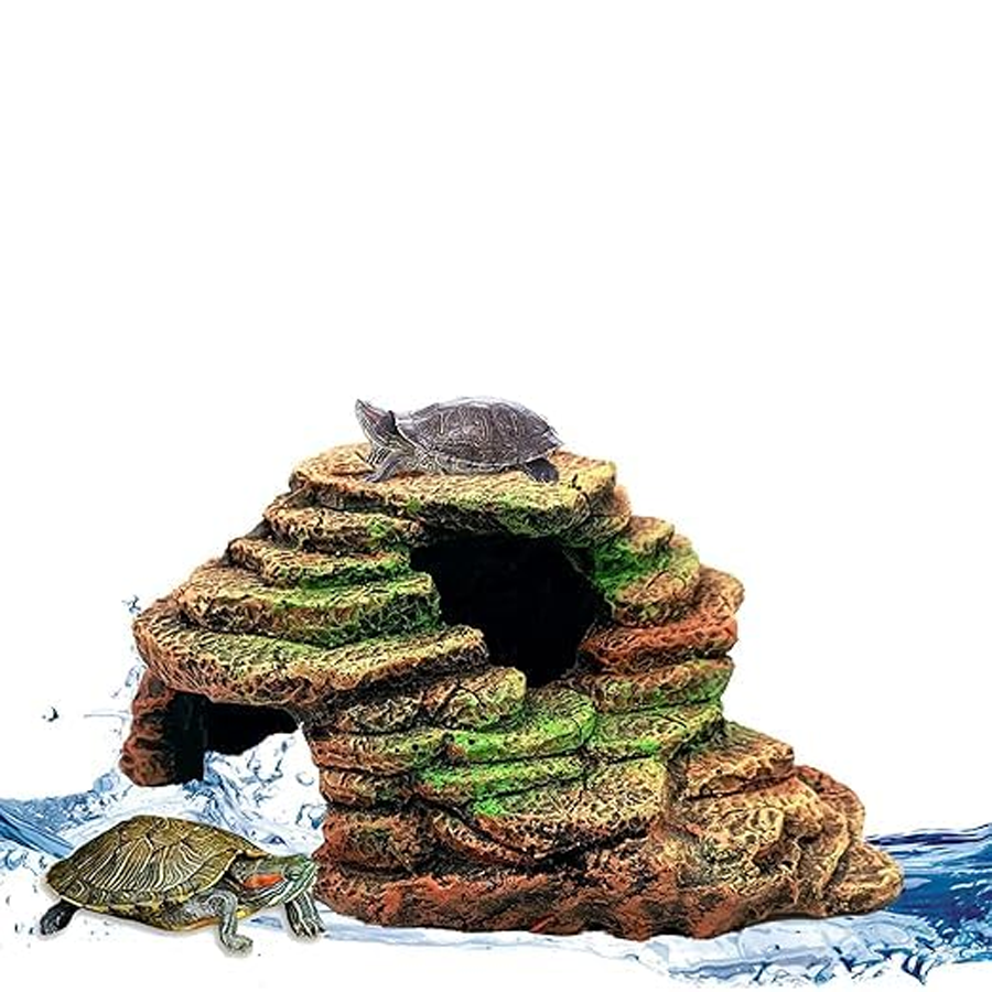 Resin Turtle Bridge Habitat Shelter
