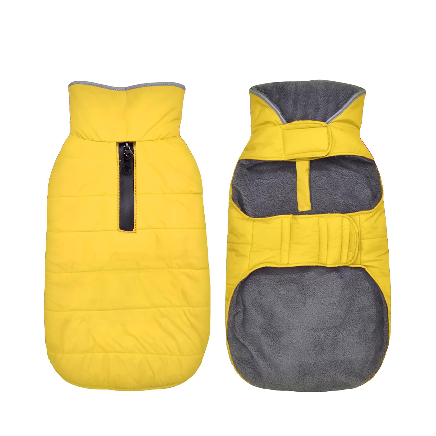 Cozy Waterproof Fleece Dog Coat