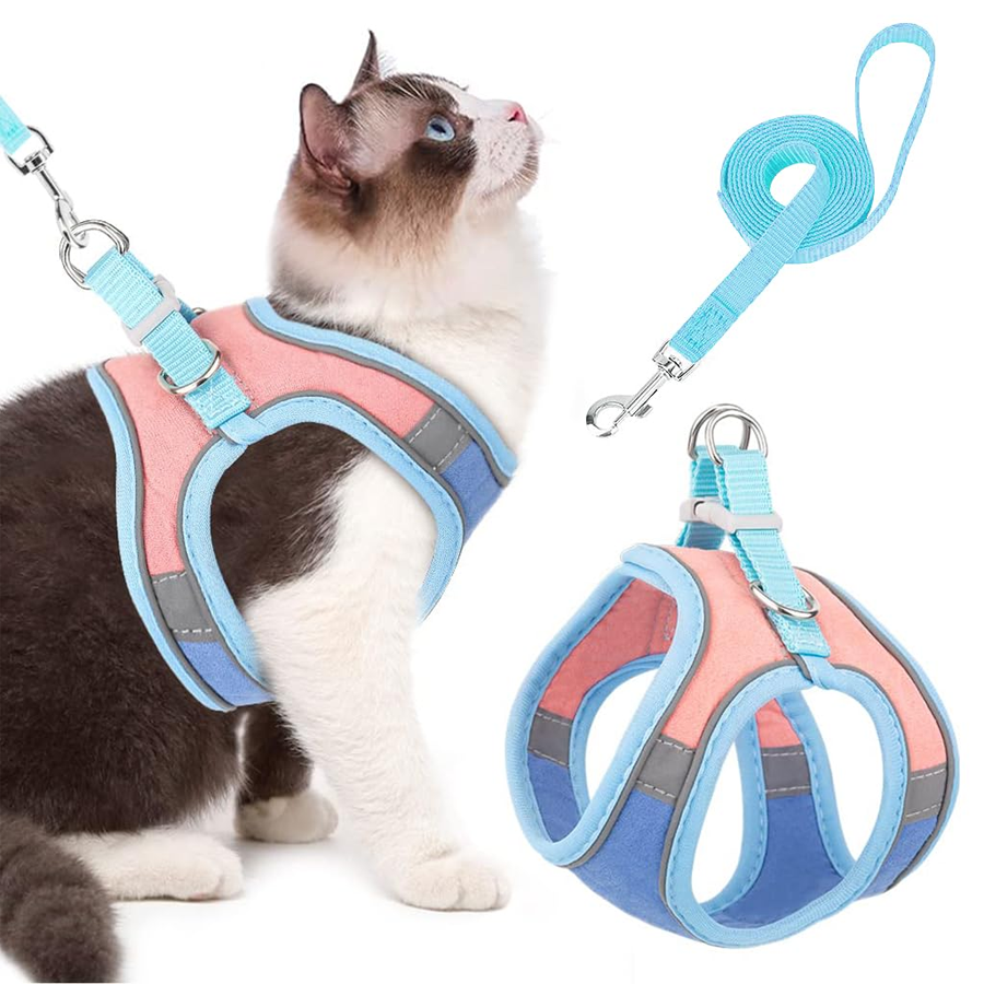 Reflective Cat Vest Harness Leash Set